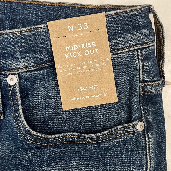 Madewell Mid Rise Boot Cut Denim - Picture 7 of 9